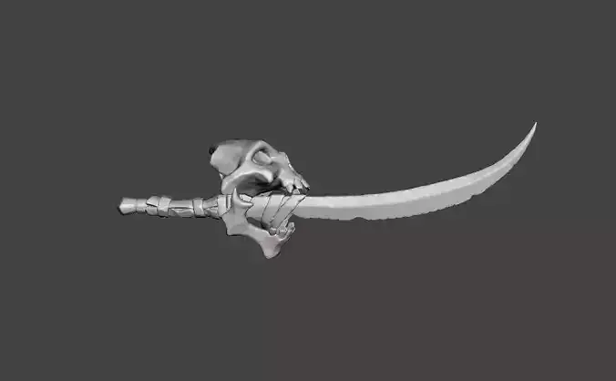 Bundle Cutlass Sea of thieves 3D Model
