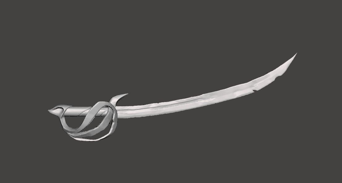 Bundle Cutlass Sea of thieves 3D Model 3D print model_6