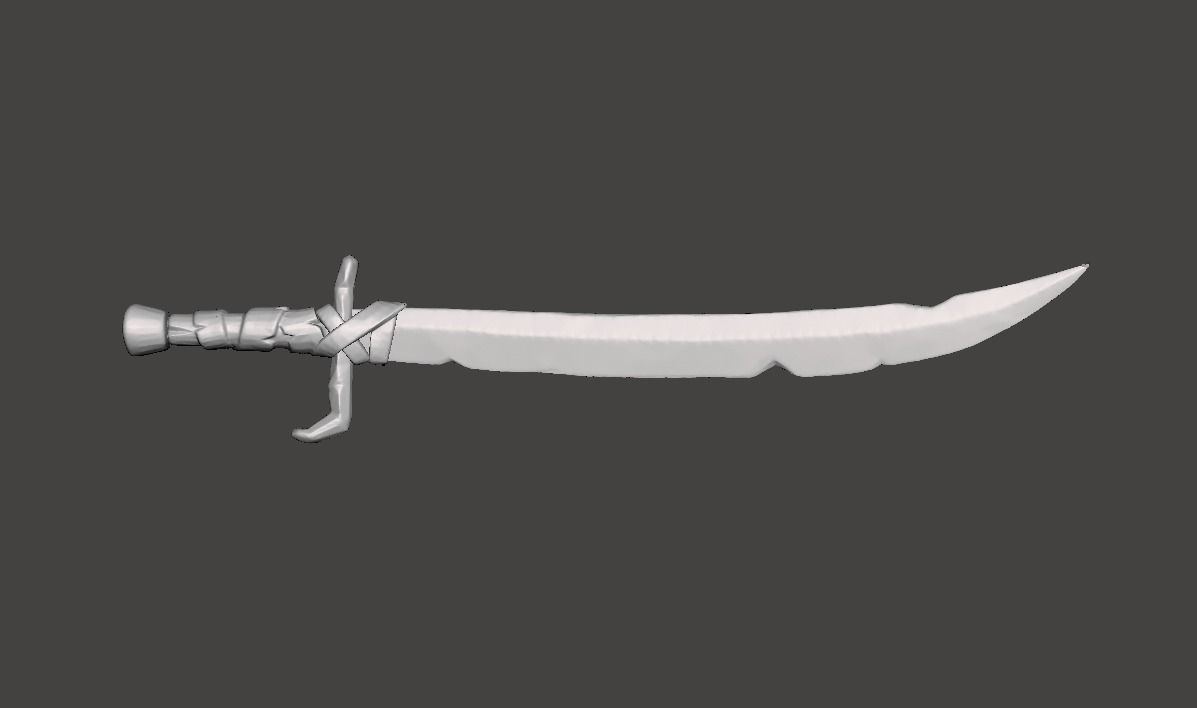 Bundle Cutlass Sea of thieves 3D Model 3D print model_3