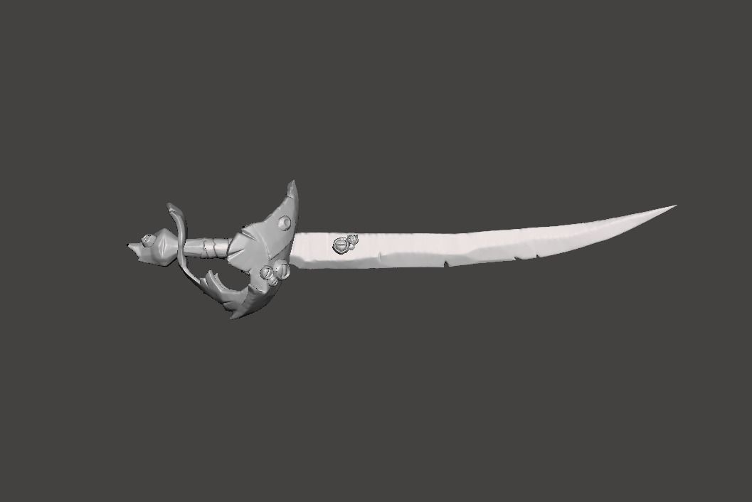 Bundle Cutlass Sea of thieves 3D Model 3D print model_2