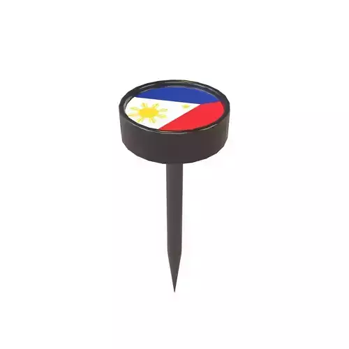 Country Pin Philippines v1 001 Low-poly 3D model