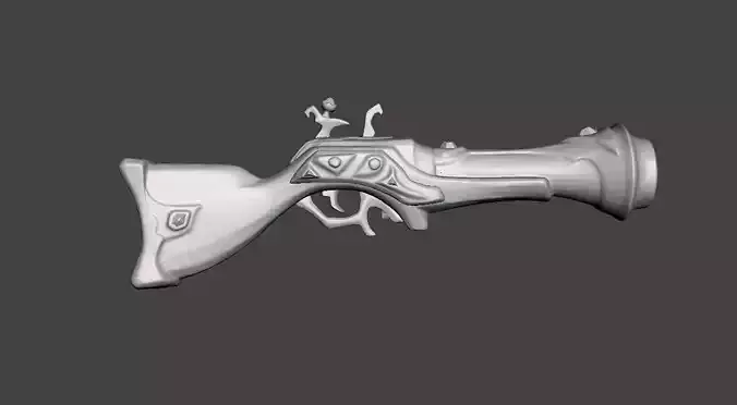 Bundle Blunderbuss Sea of Thieves 3D Model 3D print model