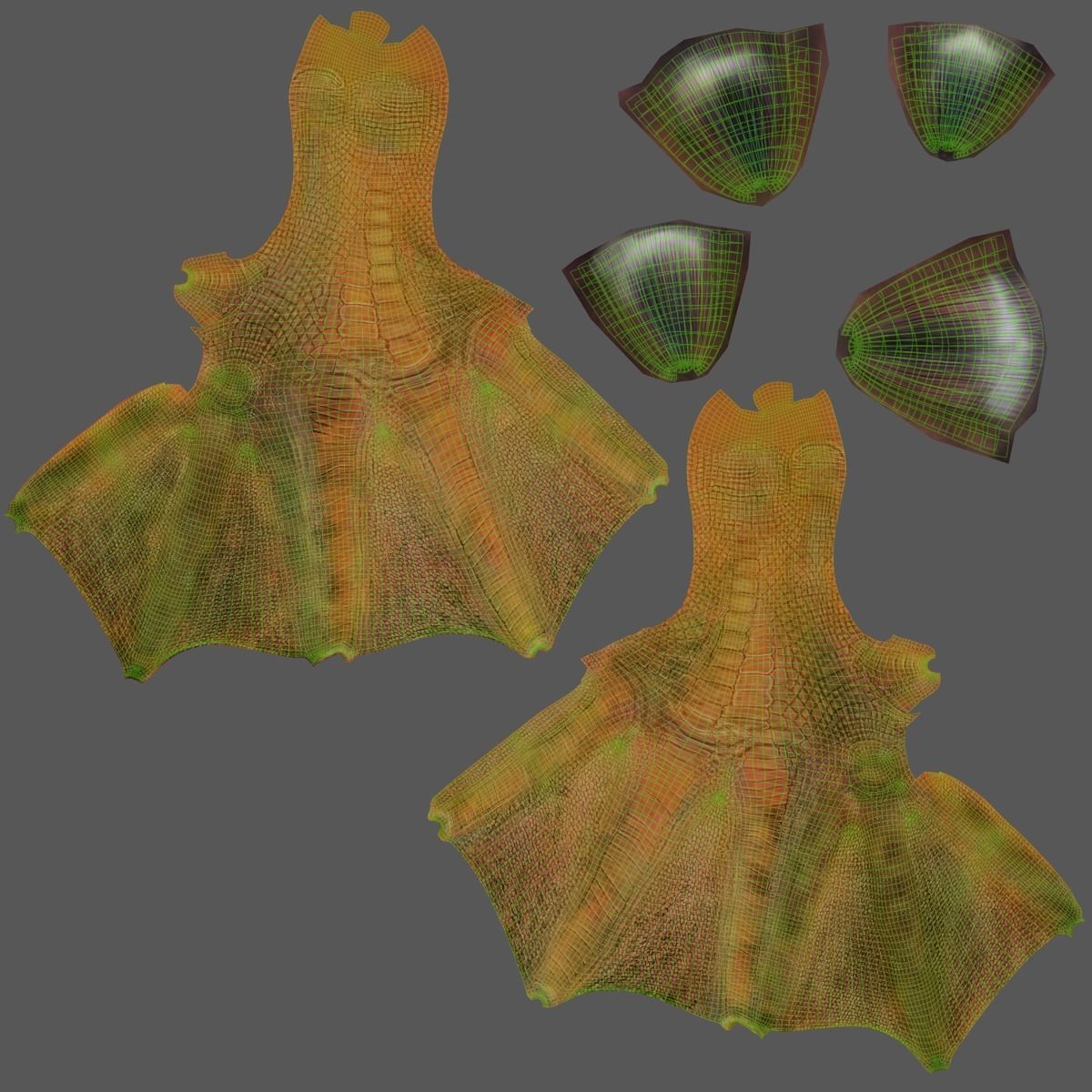 Mallard Female Animated VFX Grace 3D model_31