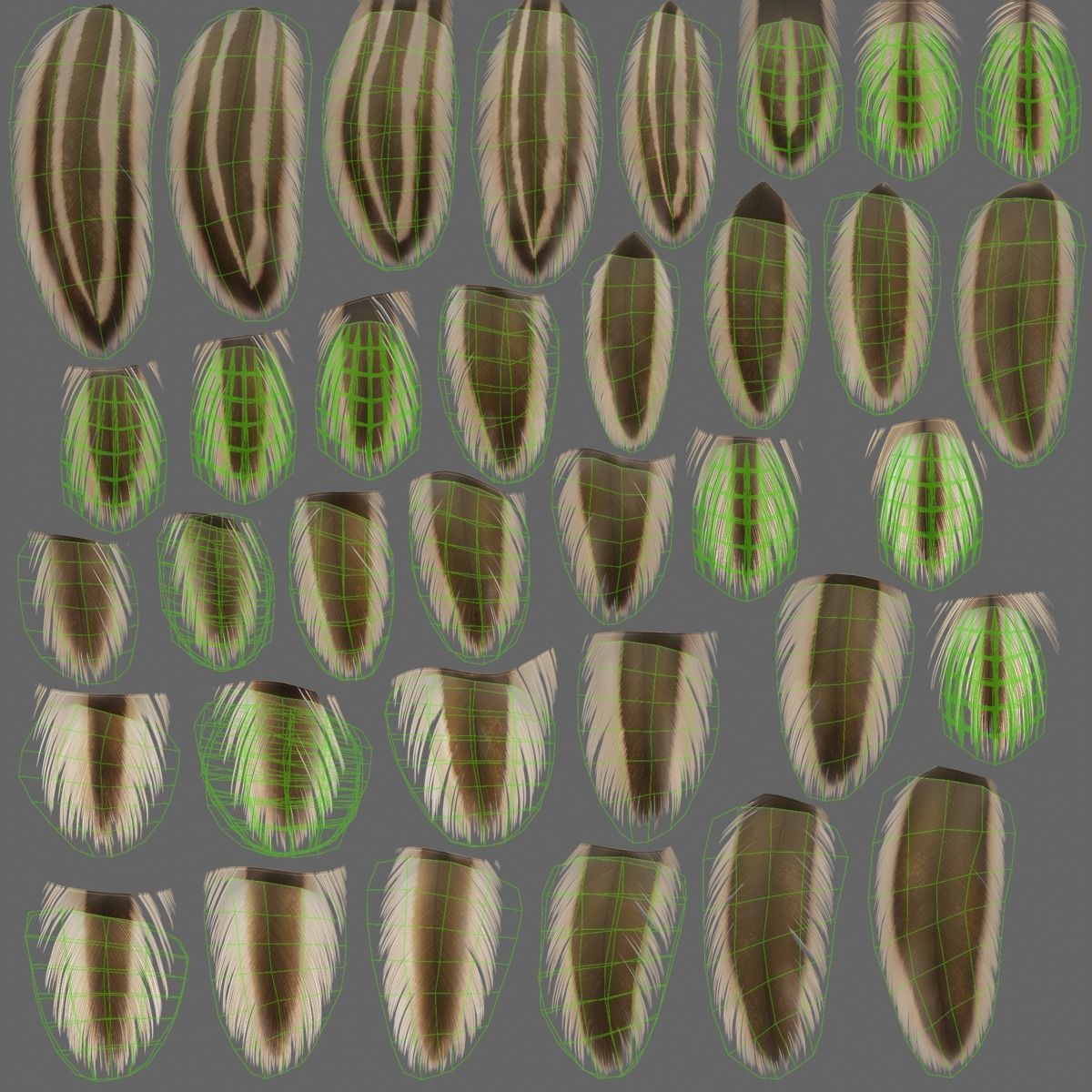 Mallard Female Animated VFX Grace 3D model_39