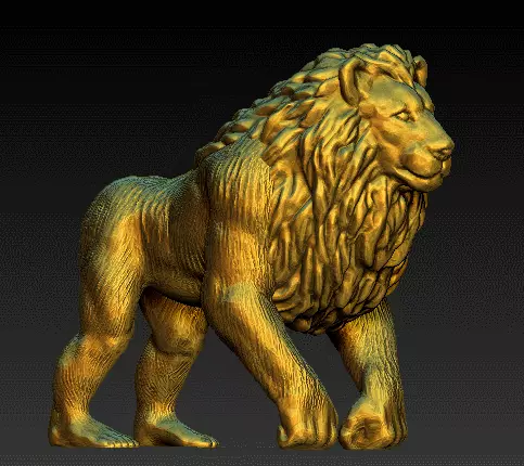 Monkey lion Free 3D print model