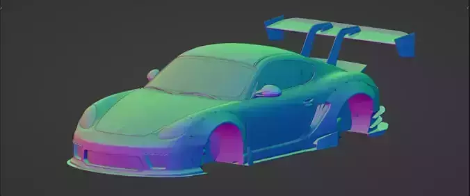 Porsche Cayman Rocket Bunny Mix