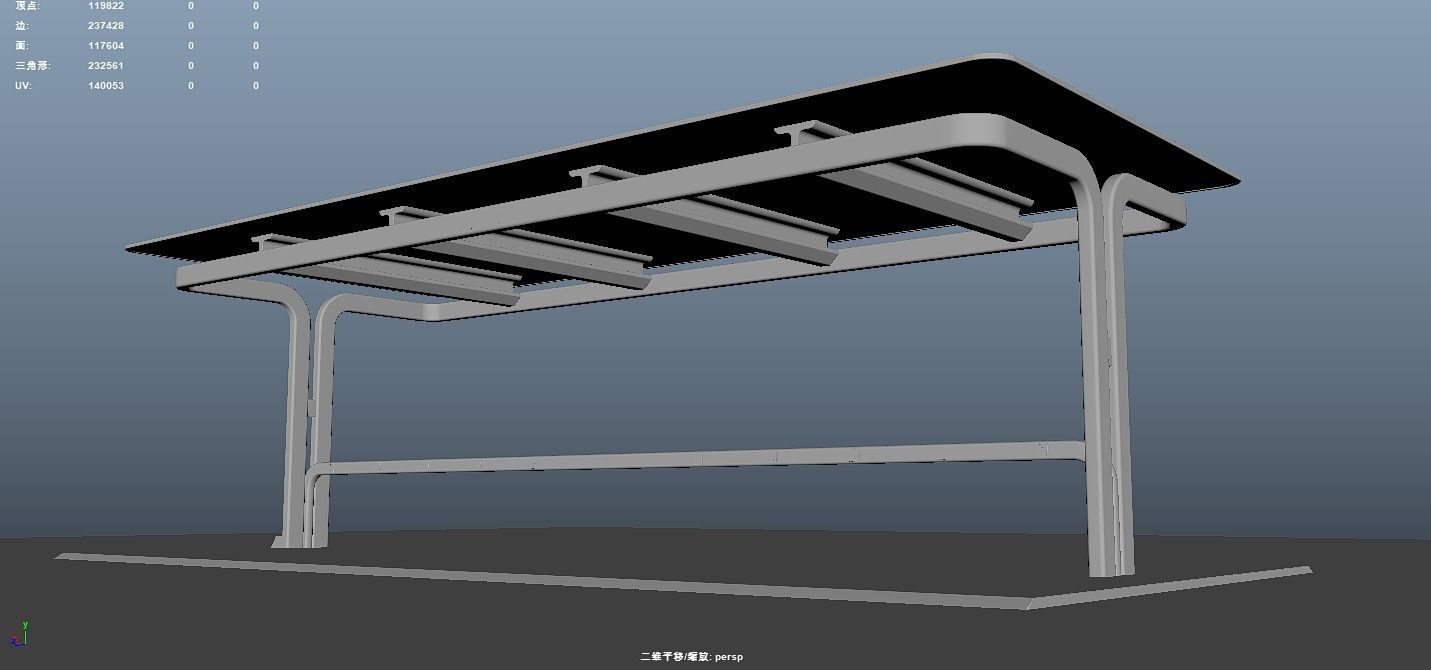 Electric Vehicle Charging Station public energy future community 3D model_5