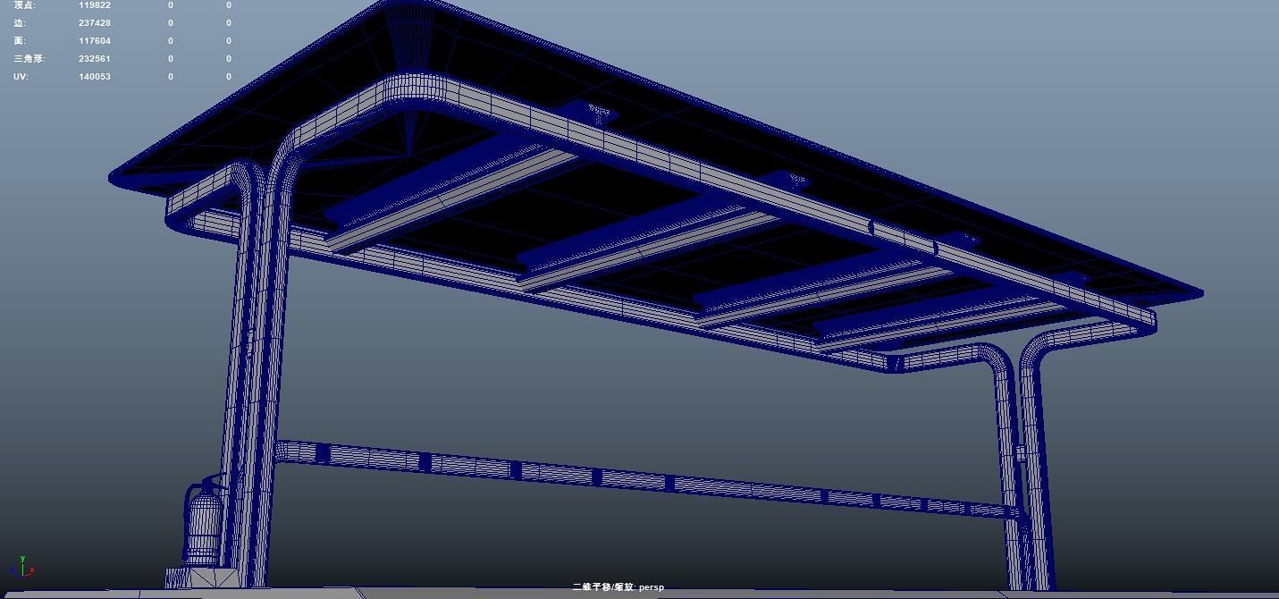 Electric Vehicle Charging Station public energy future community 3D model_9