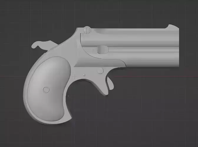 Remington Derringer Movie Prop - non functioning - 3D print model