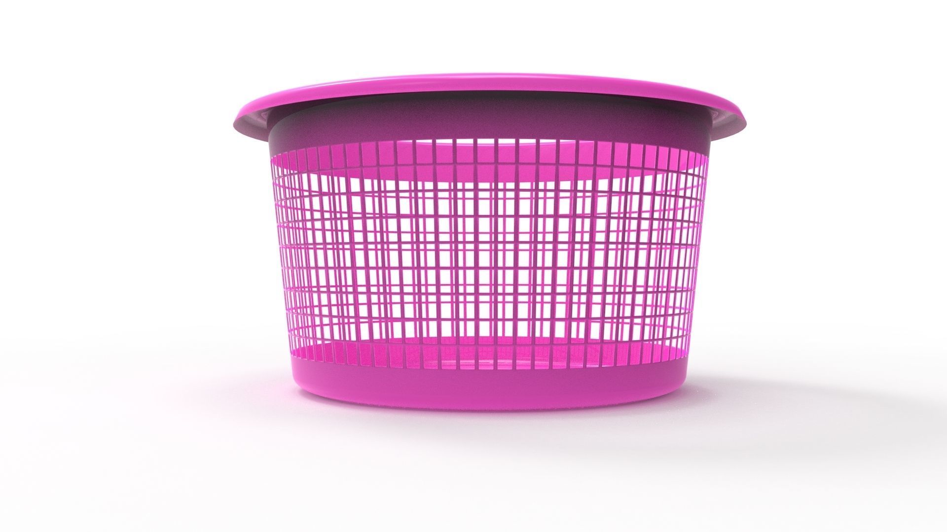 BASKET 02 Low-poly 3D model_2
