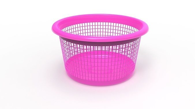 BASKET 02 Low-poly 3D model