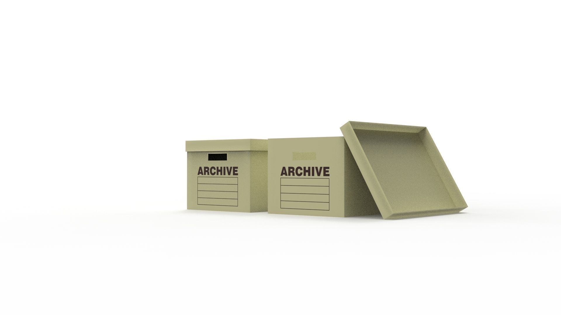 BASKET 05 Low-poly 3D model_2