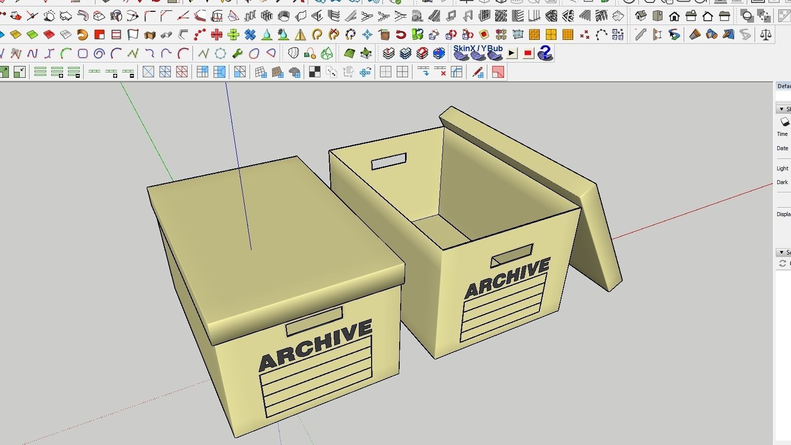 BASKET 05 Low-poly 3D model_3