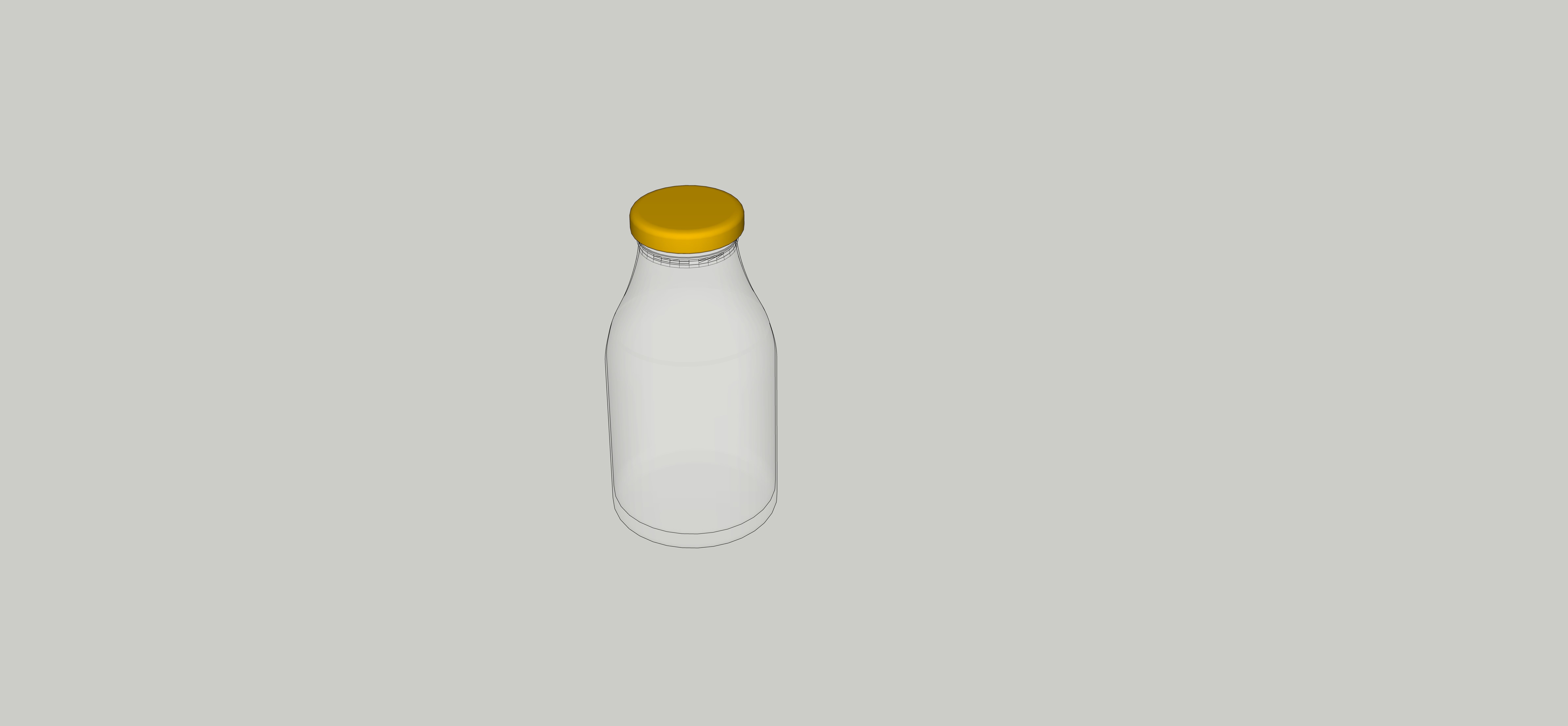 BOTTLE 01 Low-poly 3D model_20