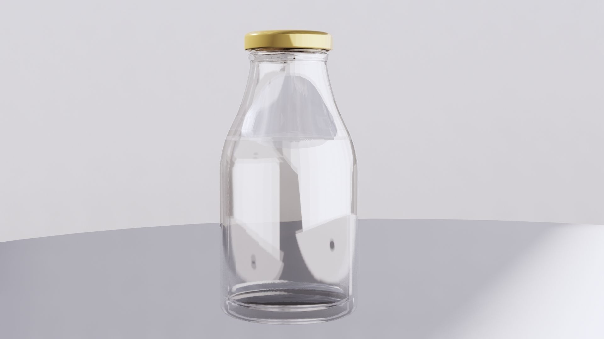 BOTTLE 01 Low-poly 3D model_4