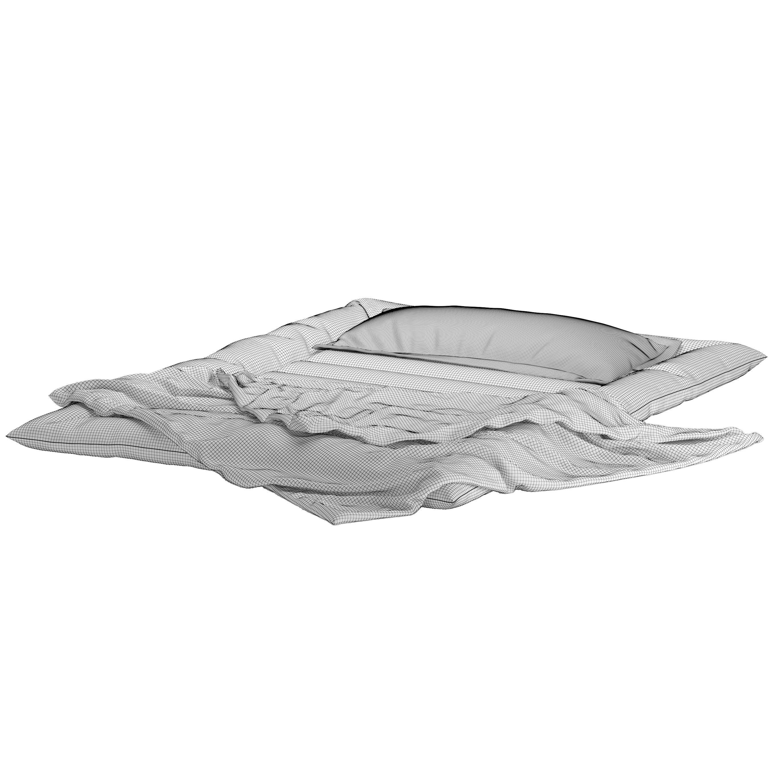 Floor Bed 3D model_2