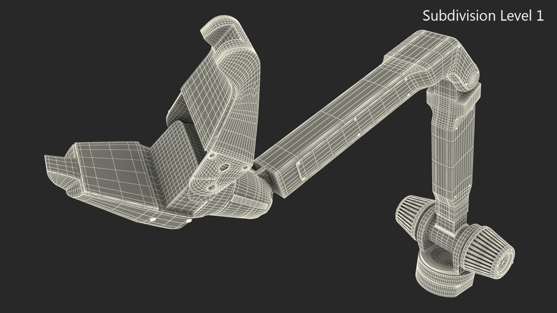 Robotic Manipulator Rigged for Maya 3D model_11