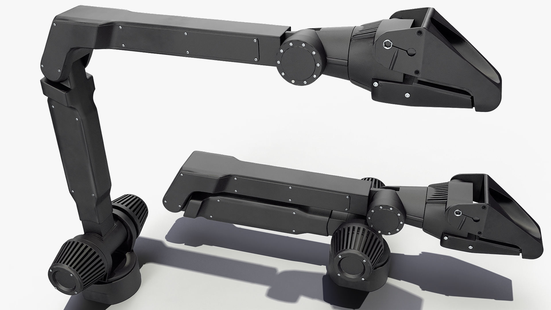 Robotic Manipulator Rigged for Maya 3D model_6