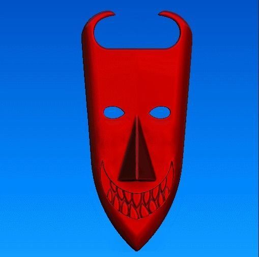 Devil lock The Nightmare Before Christmas 3D print model_3