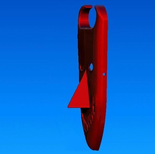 Devil lock The Nightmare Before Christmas 3D print model_2