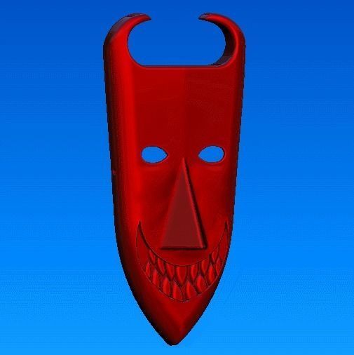 Devil lock The Nightmare Before Christmas 3D print model_1