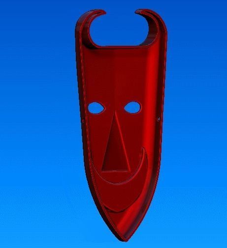 Devil lock The Nightmare Before Christmas 3D print model_4