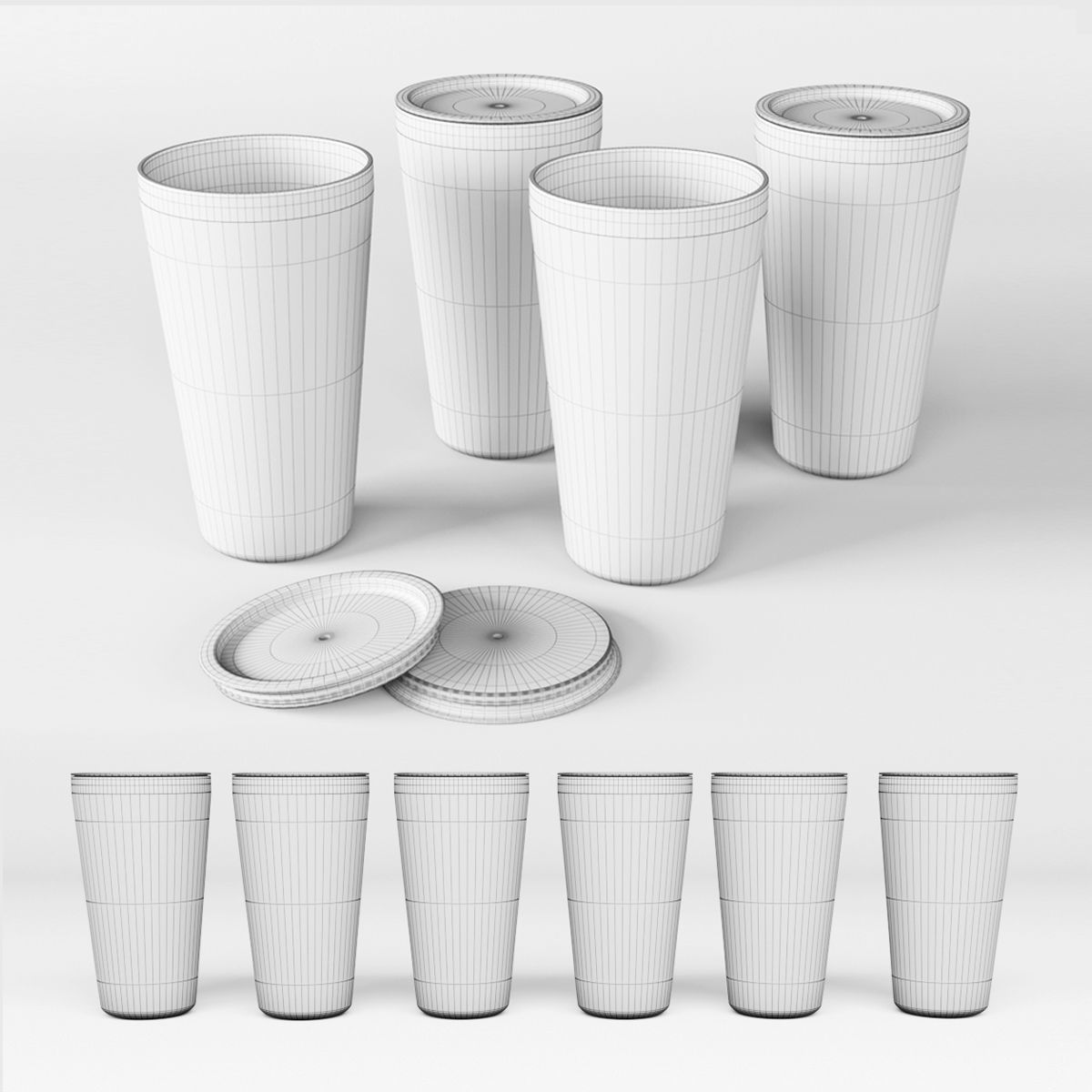 16 oz Tumbler Hydro Flask 3D model_5