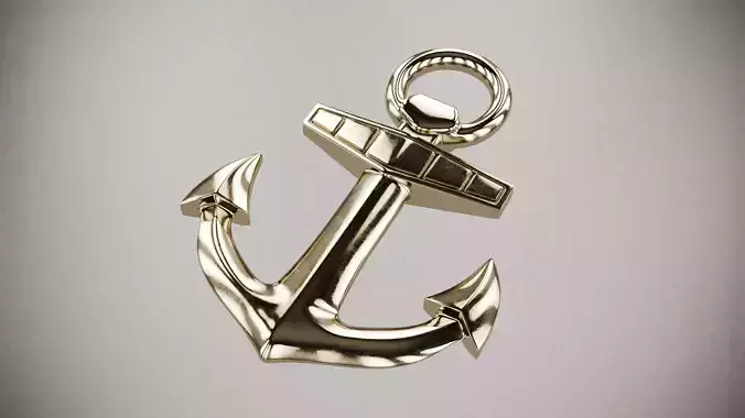 Anchor gold 3D model