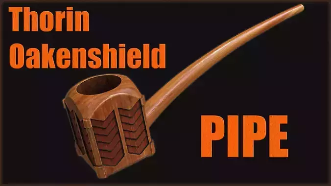 3D Printable Pipe Of Thorin Oakenshield 3D print model