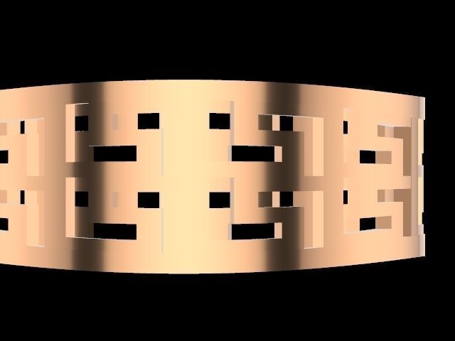 11 wavy tile rings stl verified 3D print model_8