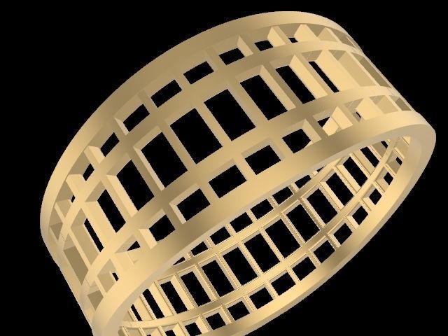 11 wavy tile rings stl verified 3D print model_19