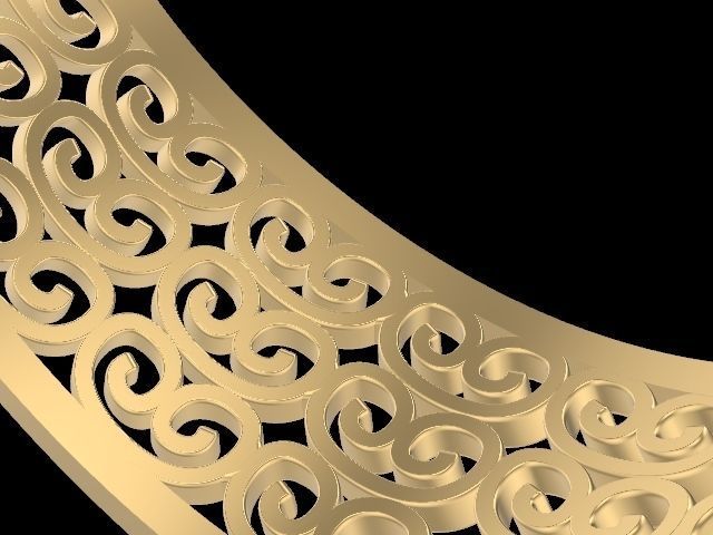 11 wavy tile rings stl verified 3D print model_28