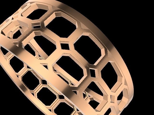 11 wavy tile rings stl verified 3D print model_12