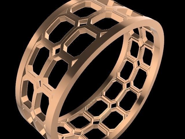 11 wavy tile rings stl verified 3D print model_14
