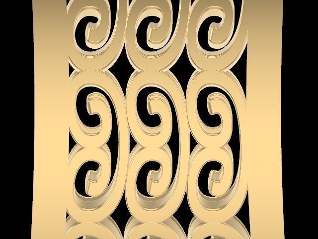 11 wavy tile rings stl verified 3D print model_30