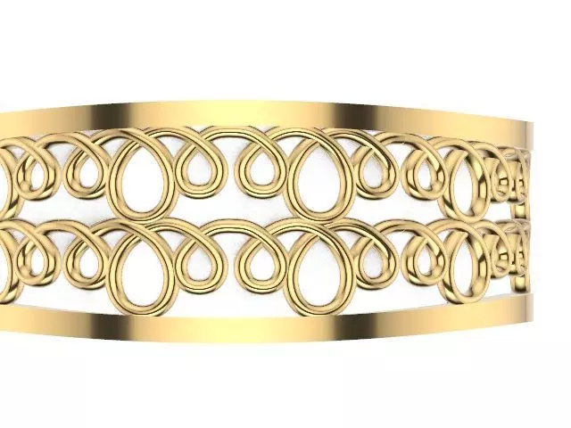 11 wavy tile rings stl verified 3D print model_0