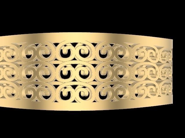 11 wavy tile rings stl verified 3D print model_29