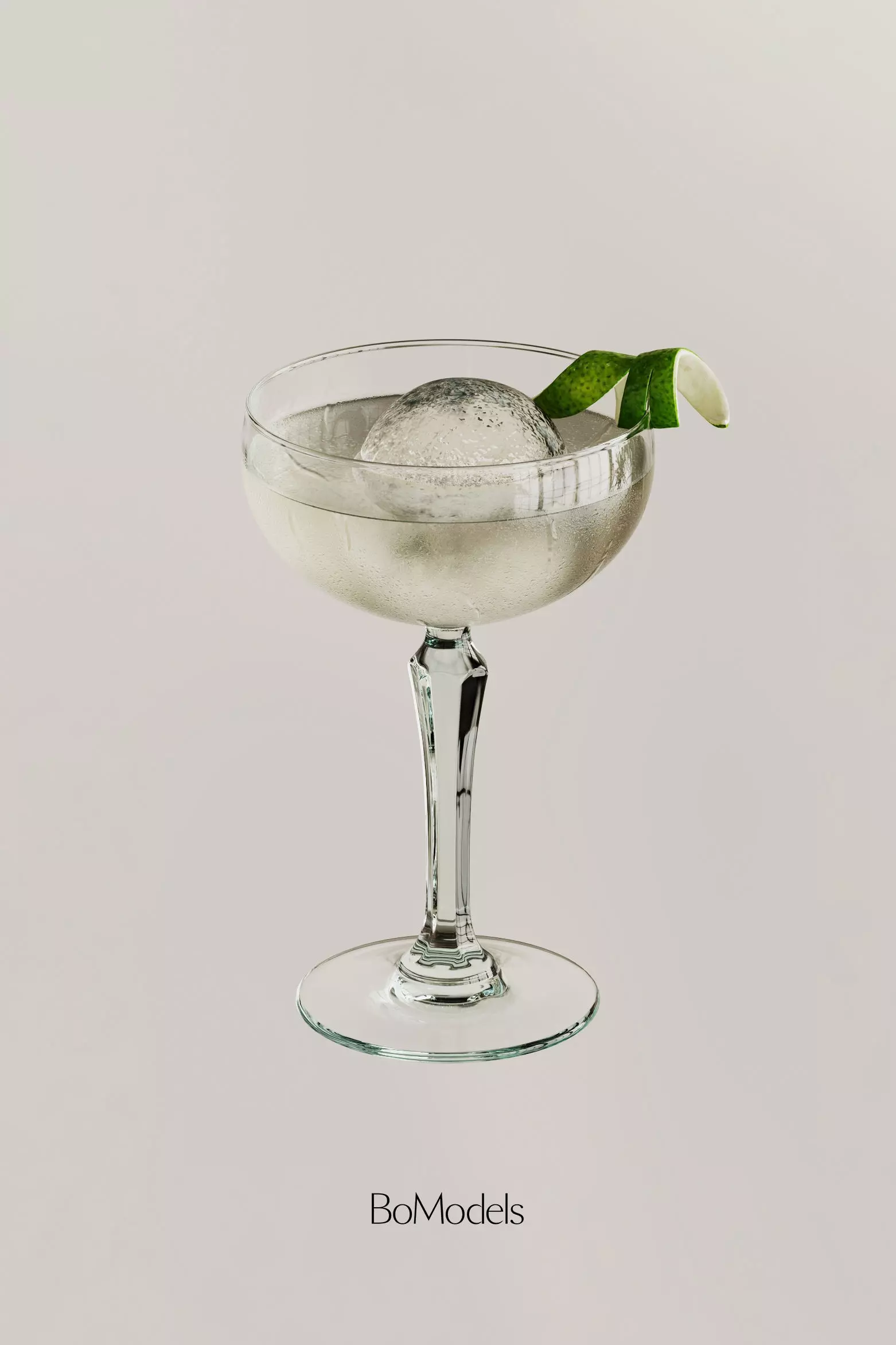 Cocktail Vesper 3D model