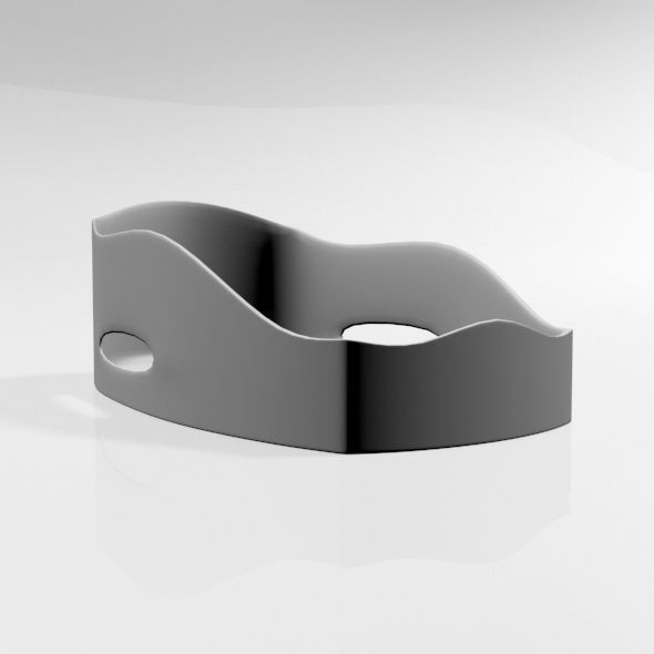 Baby Bath Support 01 3D model_2