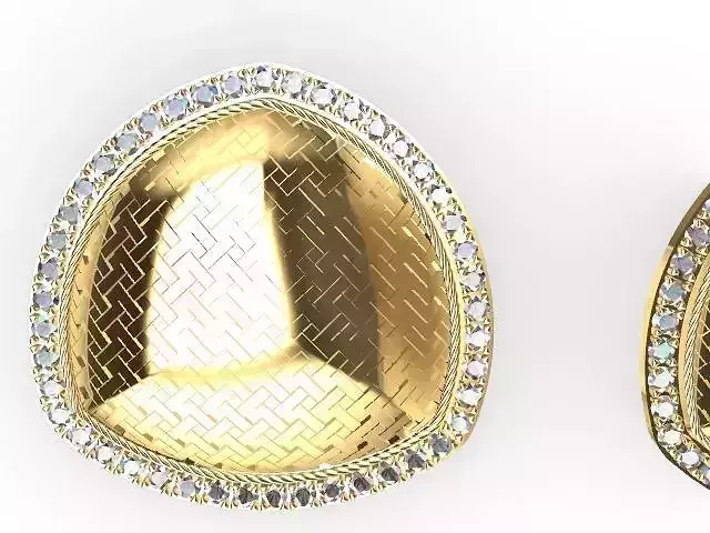 trillion earrings stl verified 3D print model