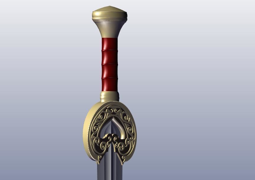 HERUGRIM SWORD 3D print model_2