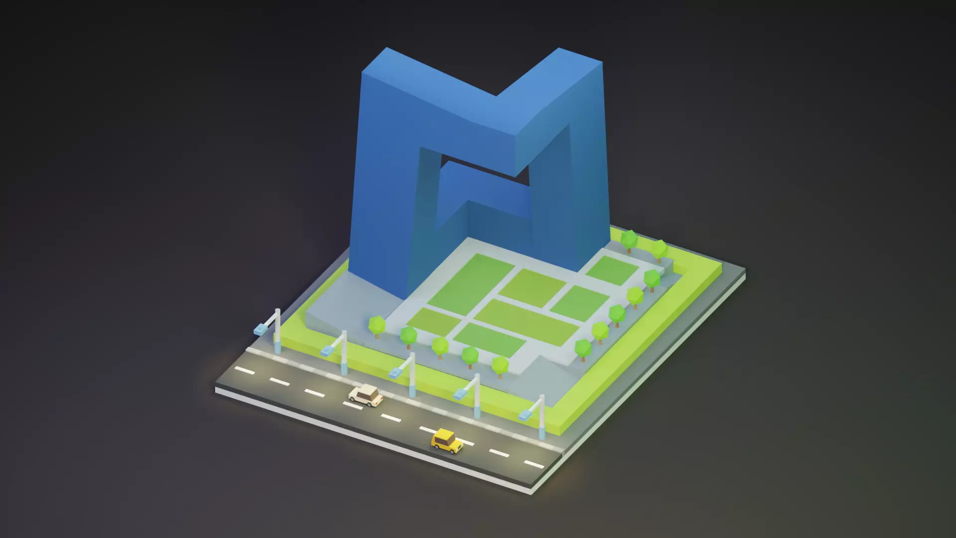 China Central Television Free 3D model