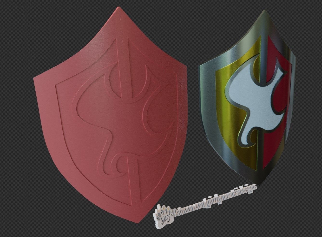 PeaceMaker Shield from the tv show Peace Maker John Cena 3D print model_1