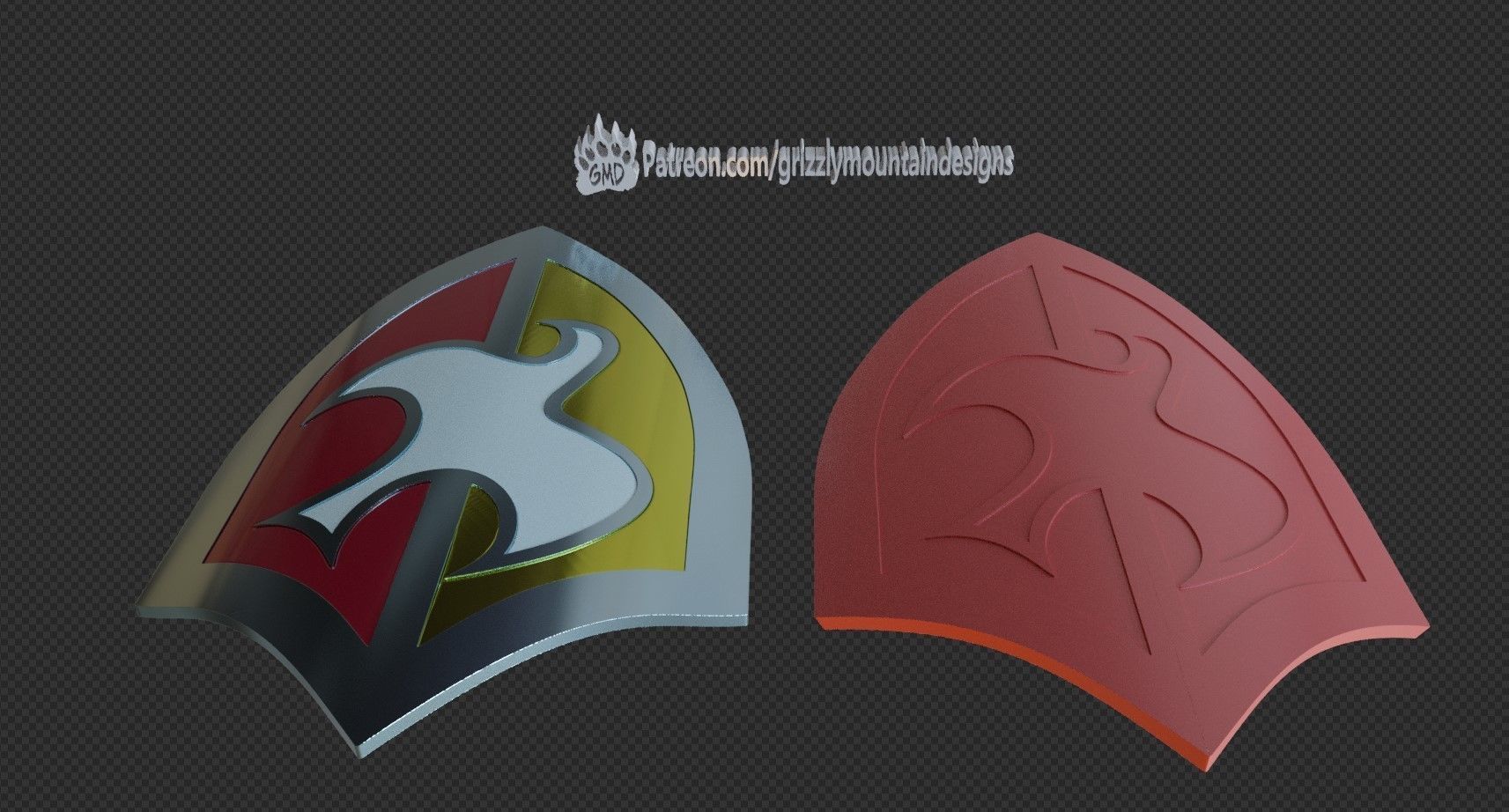 PeaceMaker Shield from the tv show Peace Maker John Cena 3D print model_3