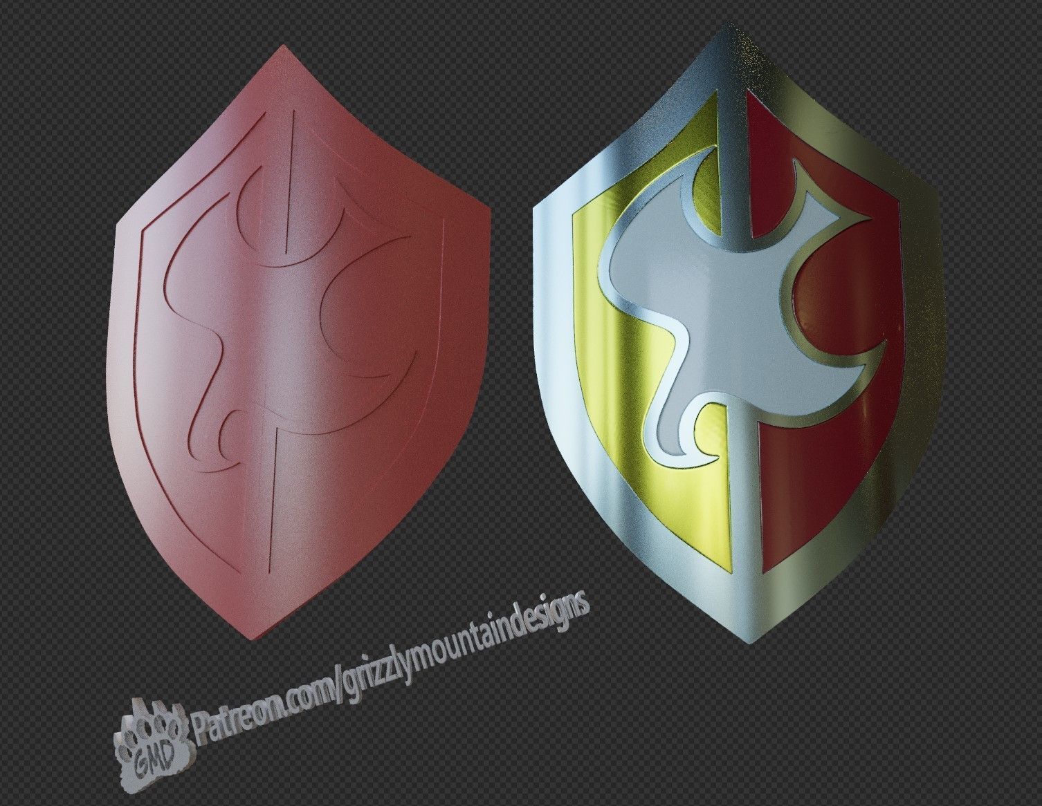 PeaceMaker Shield from the tv show Peace Maker John Cena 3D print model_5