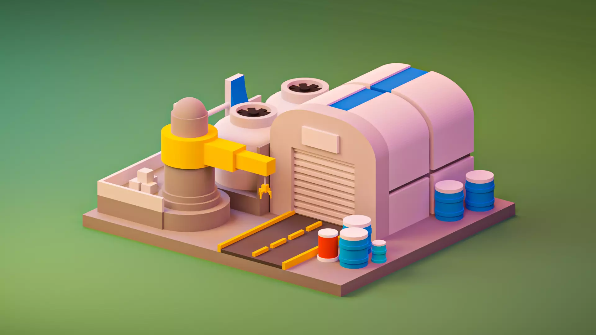 factory Free 3D model