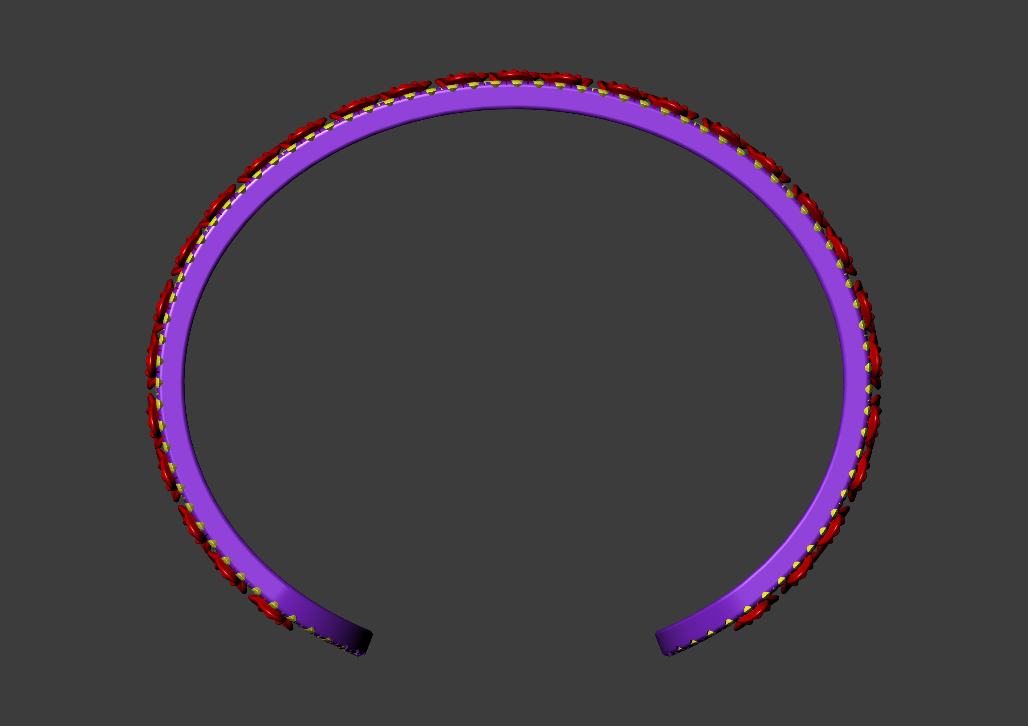 Rose Cuff Bracelet 3 3D print model_19