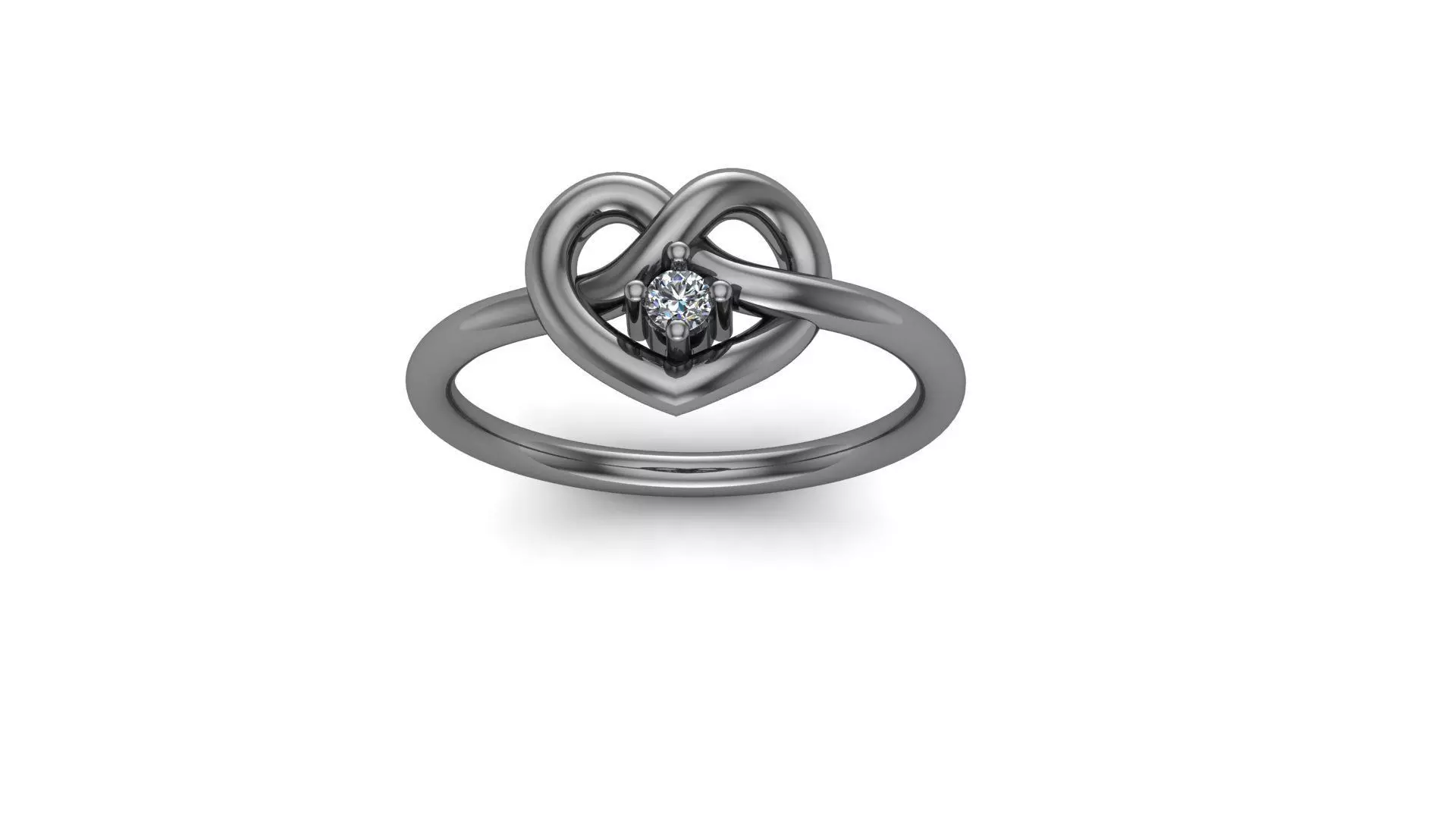Heart Ring 3D print model