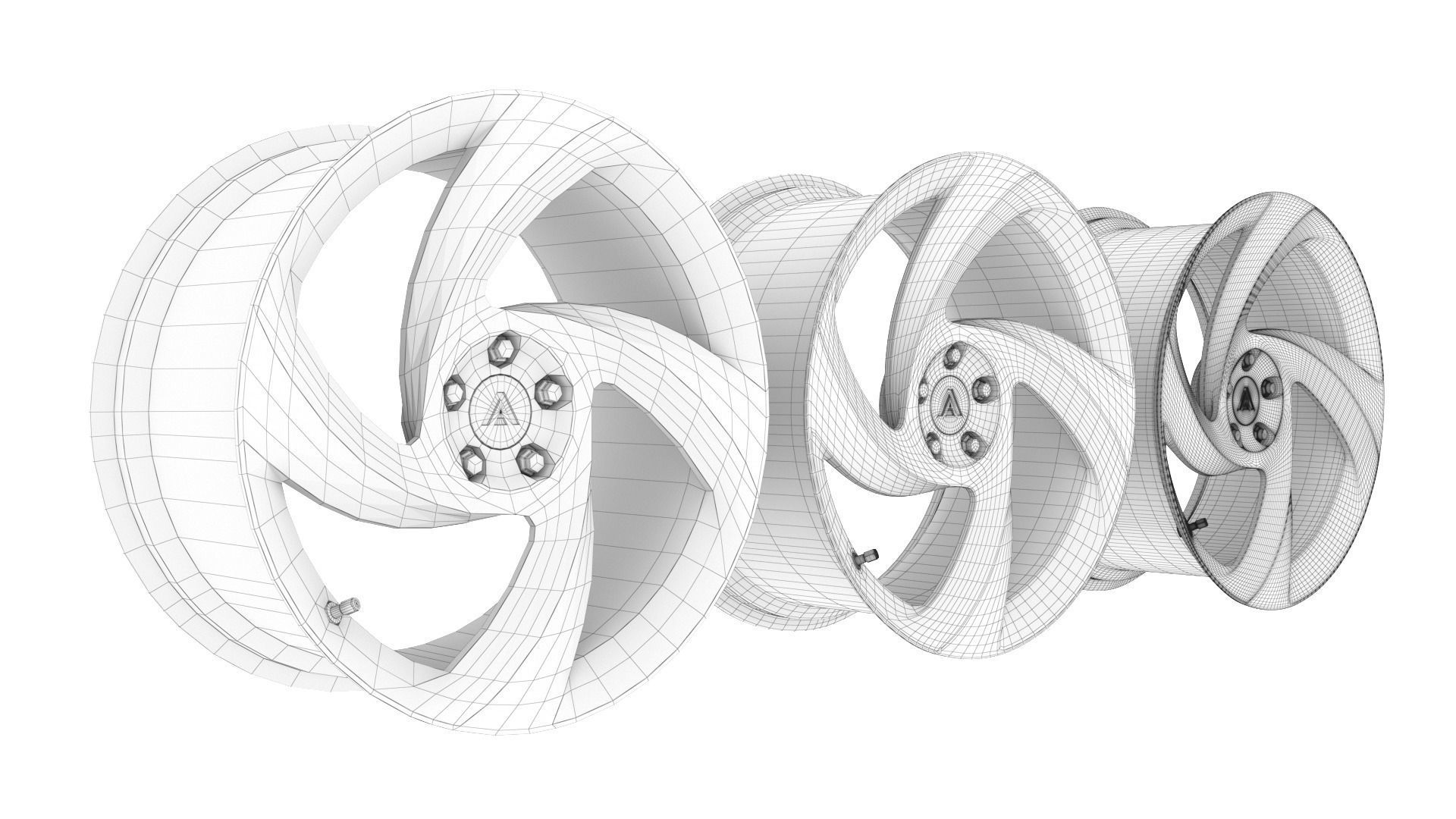 Wheel Rim12 3D model_12