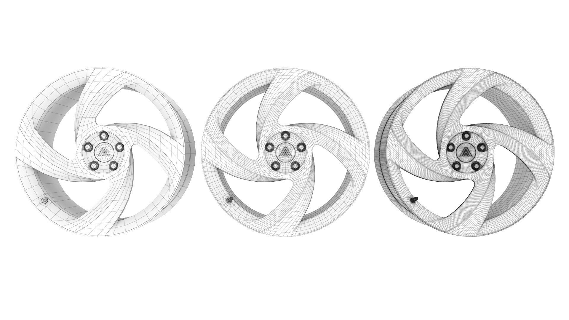 Wheel Rim12 3D model_11
